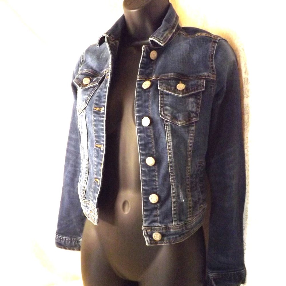 Aeropostale Jean Jacket- Women's XS - Picture 2 of 14